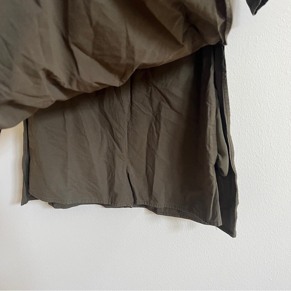 Zara Olive Green Ruffle Sleeve Romper Size Small - Picture 5 of 5